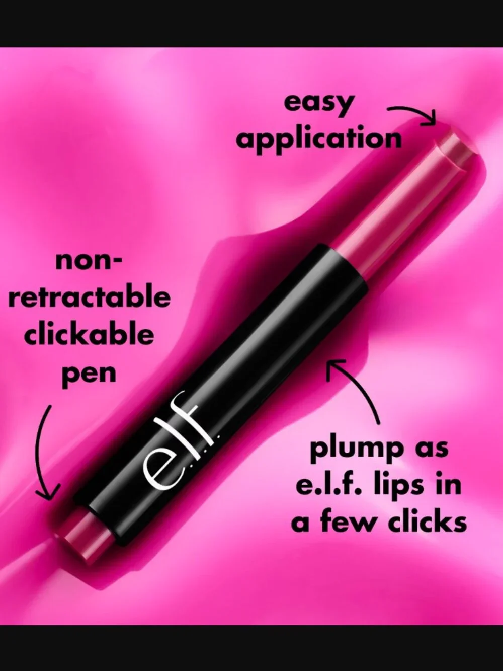 🌈4/$20 NIB Elf Pout Clout Lip Plumping Pen Shade Bust A Mauve Full Size 2g
